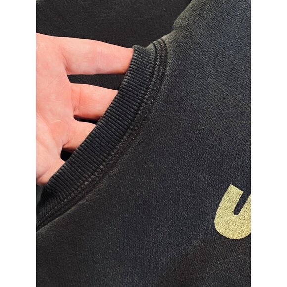 Juicy Couture Women's Hoodie "It's Me Juicy!" Graphic Size M Black WORN BLEACHED - Picture 5 of 8